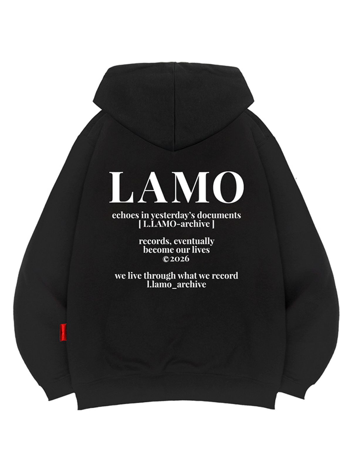 엘라모(LLAMO) LAMO아카이브 후드티 남녀공용 빅사이즈 M~4XL