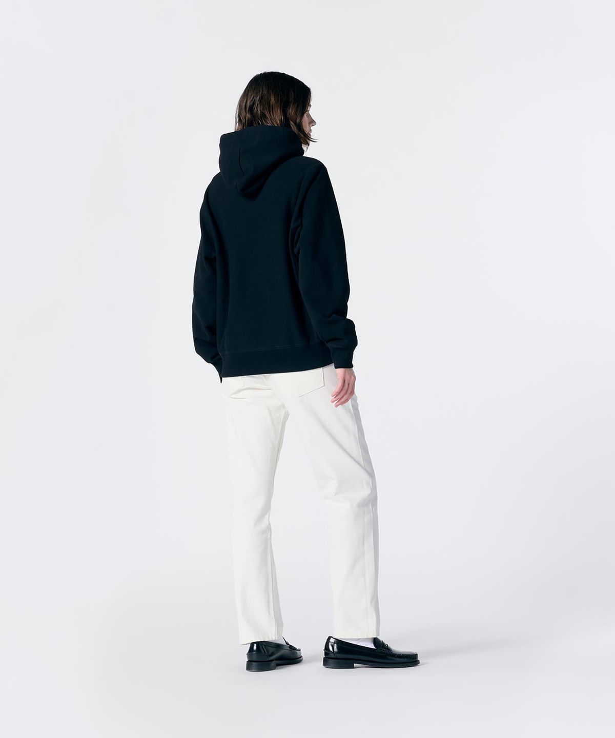 노아(NOAH) (U) 졸리 로저 코어 로고 후디 블랙 JOLLY ROGER CORE LOGO HOODIE BLACK