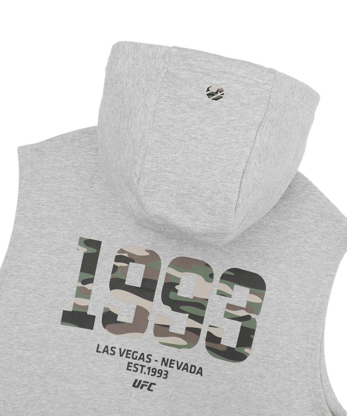 유에프씨 스포츠(UFC SPORT) UFC 1993 릴렉스핏 후드 슬리브리스 멜란지 그레이 U2SLX2106MG