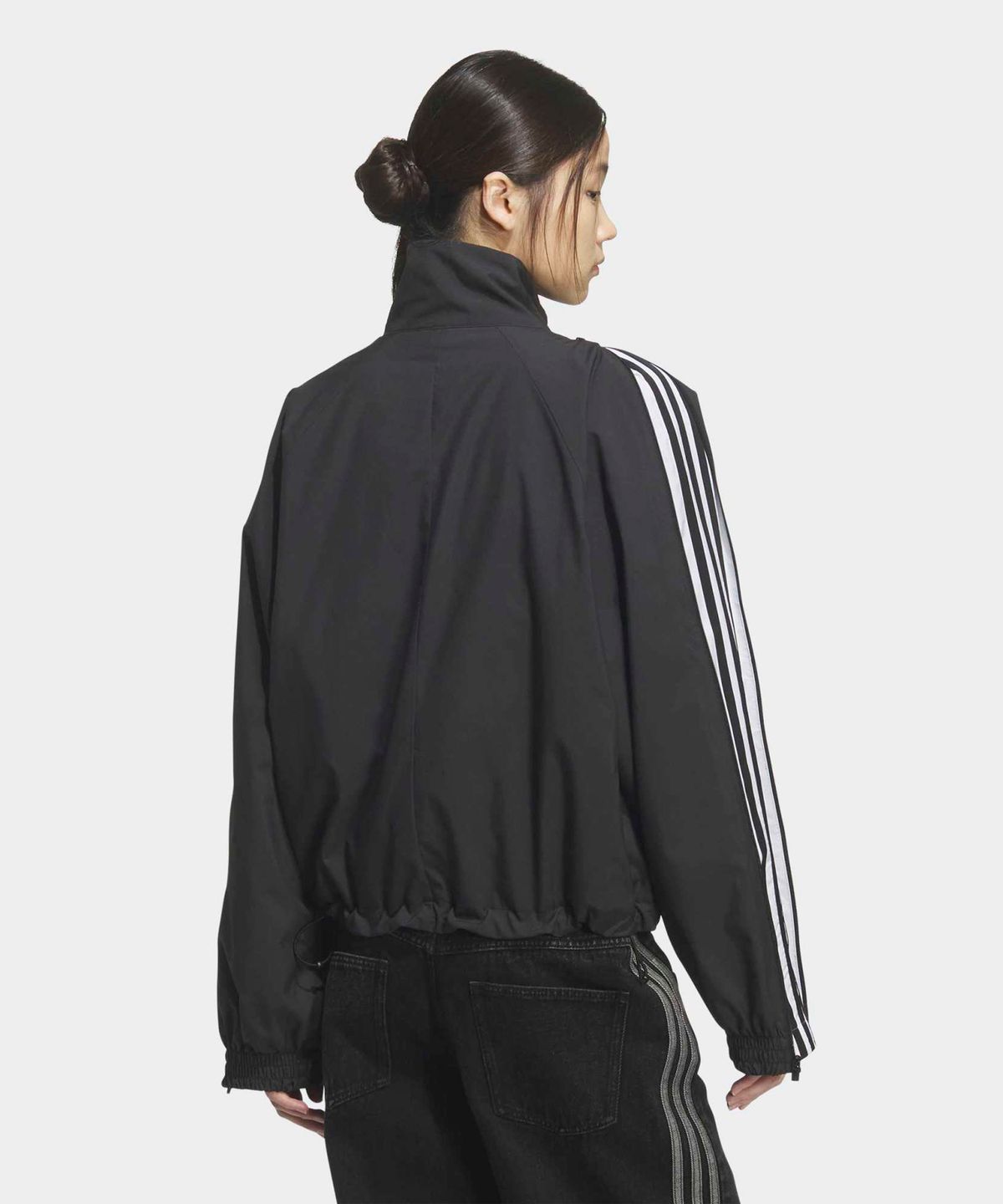 아디다스(ADIDAS) 3-스트라이프 집 트랙탑 - 블랙 / HZ0849