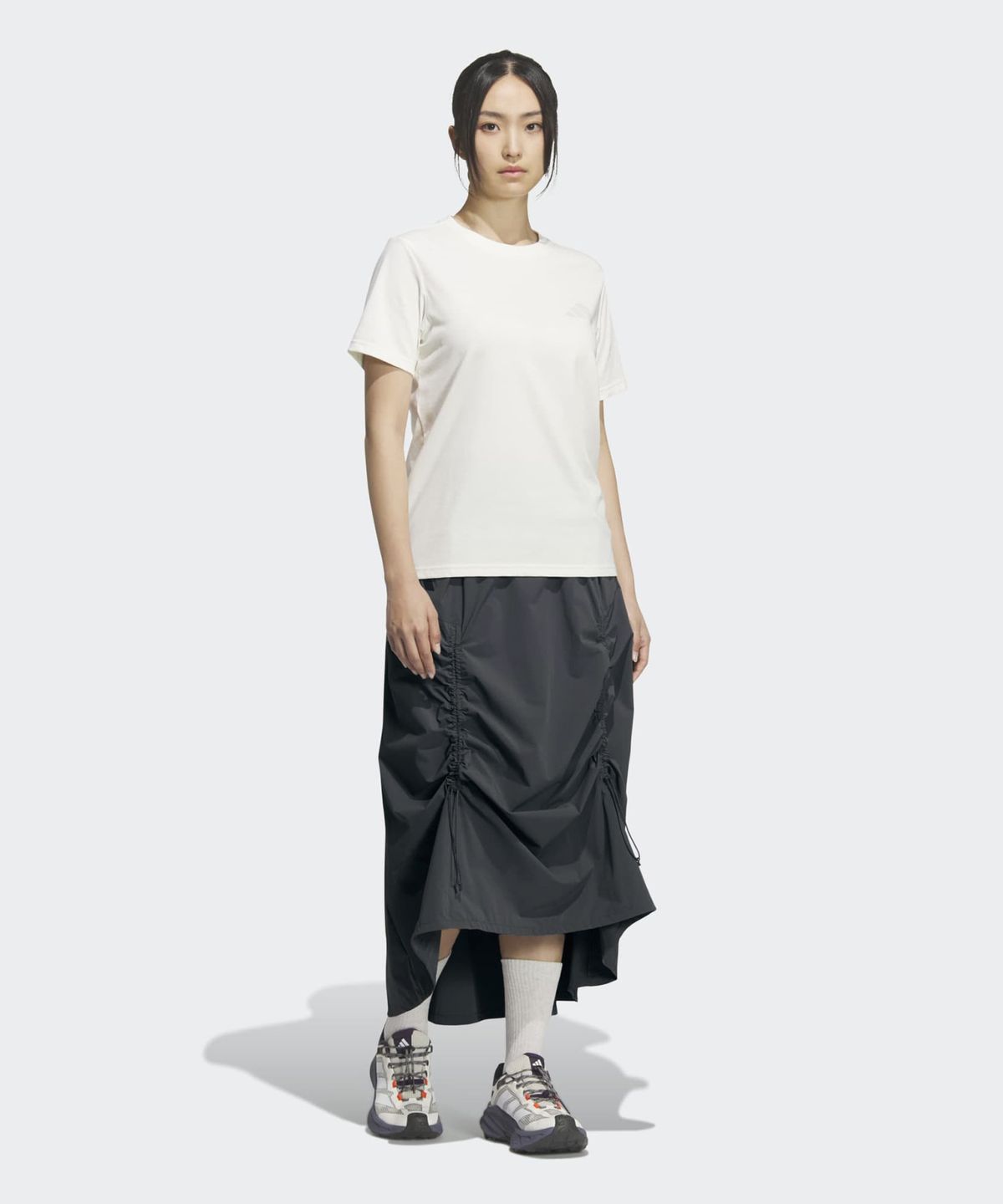 아디다스(ADIDAS) 테렉스 엑스플로릭 윈드브레이커 스커트 - 그레이 / KD4418