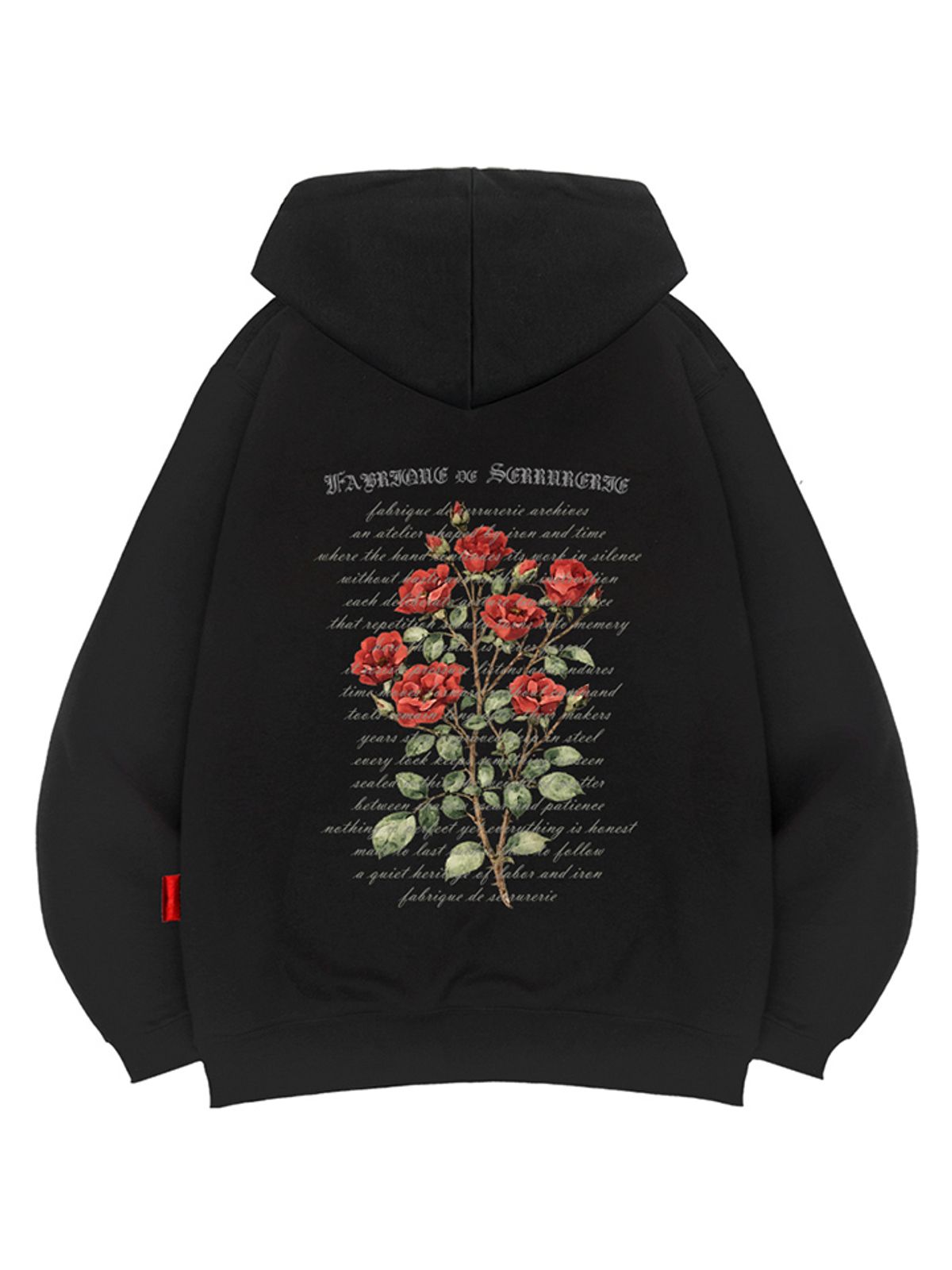 엘라모(LLAMO) 로즈루즈 후드티 남녀공용 빅사이즈 M~4XL