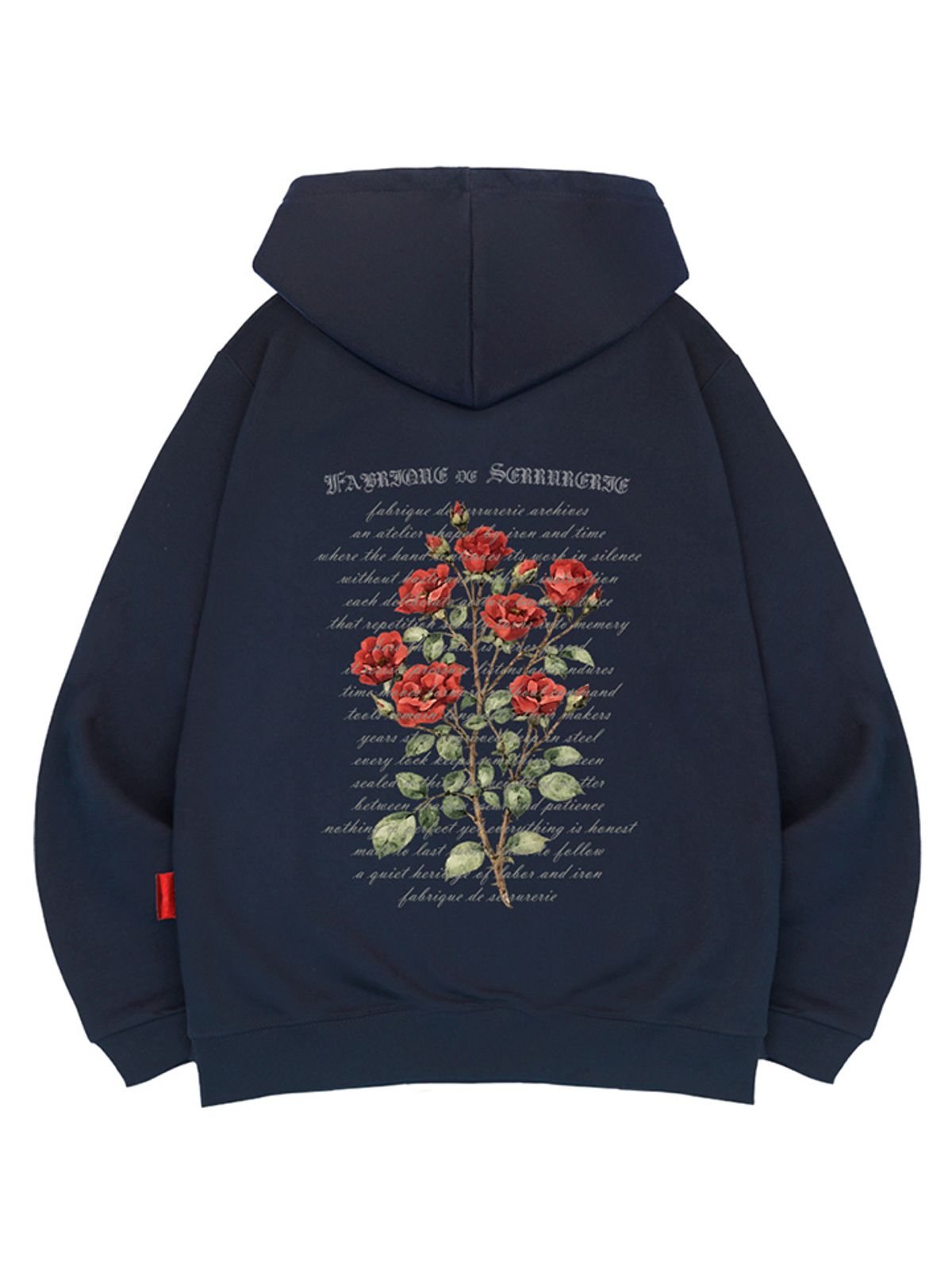 엘라모(LLAMO) 로즈루즈 후드티 남녀공용 빅사이즈 M~4XL