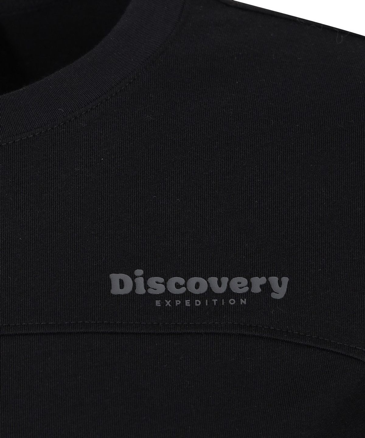 디스커버리 익스페디션(DISCOVERY EXPEDITION) 여성 슬림 크롭 반팔티셔츠 (BLACK)