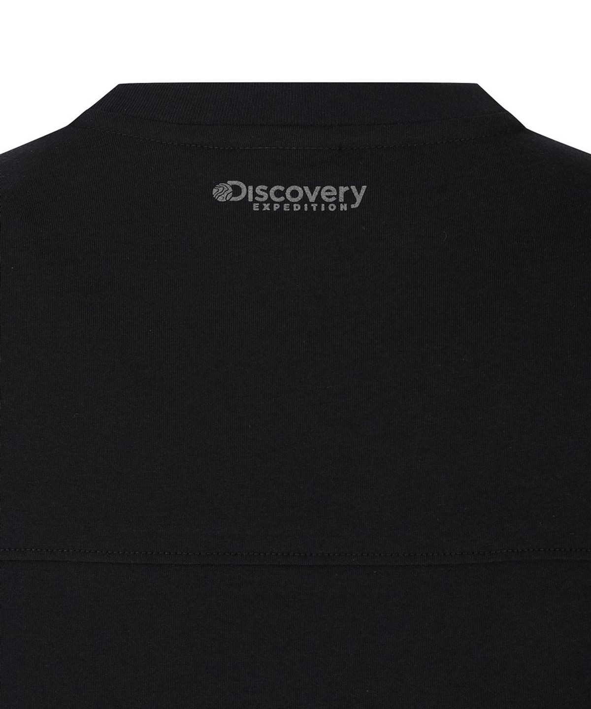 디스커버리 익스페디션(DISCOVERY EXPEDITION) 여성 슬림 크롭 반팔티셔츠 (BLACK)