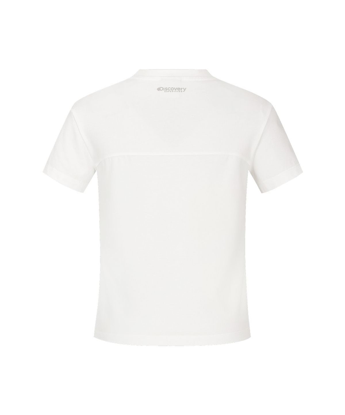 디스커버리 익스페디션(DISCOVERY EXPEDITION) 여성 슬림 크롭 반팔티셔츠 (WHITE)
