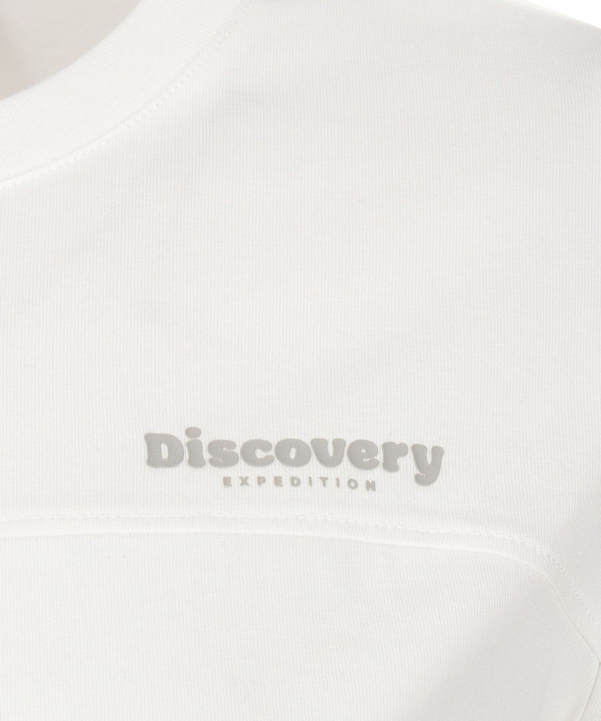 디스커버리 익스페디션(DISCOVERY EXPEDITION) 여성 슬림 크롭 반팔티셔츠 (WHITE)