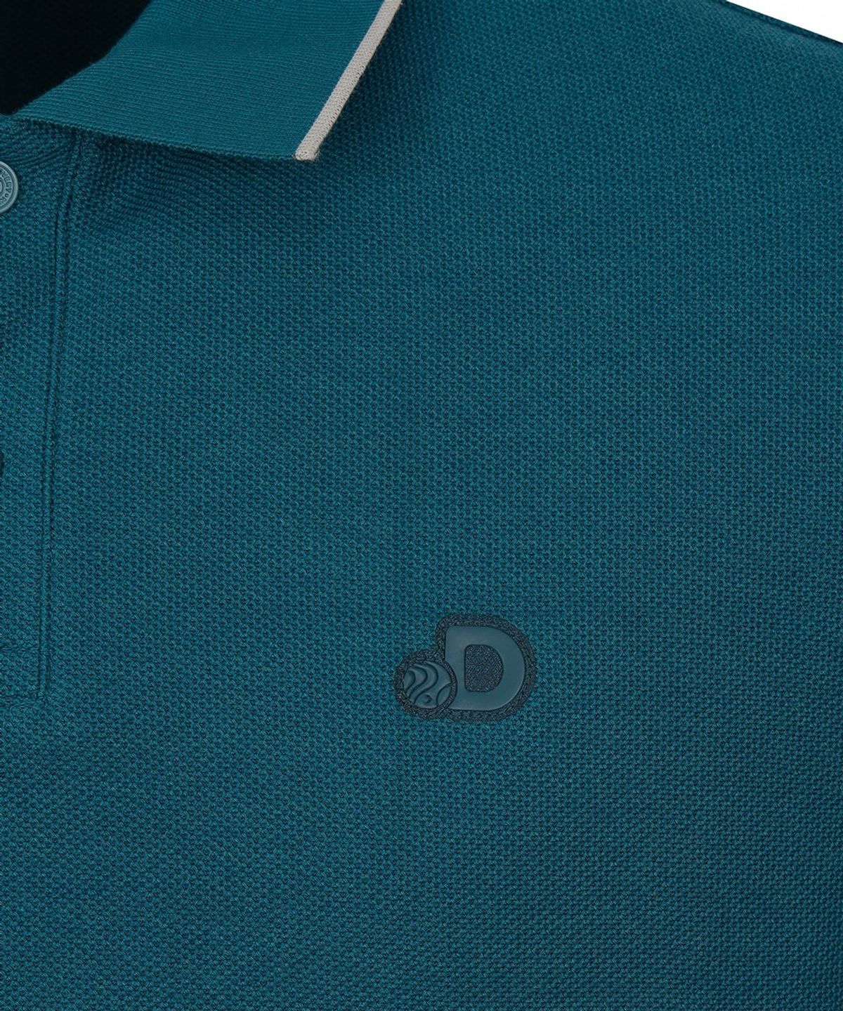 디스커버리 익스페디션(DISCOVERY EXPEDITION) 유니 심볼 세미오버핏 카라티 (L/TURQUOISE)