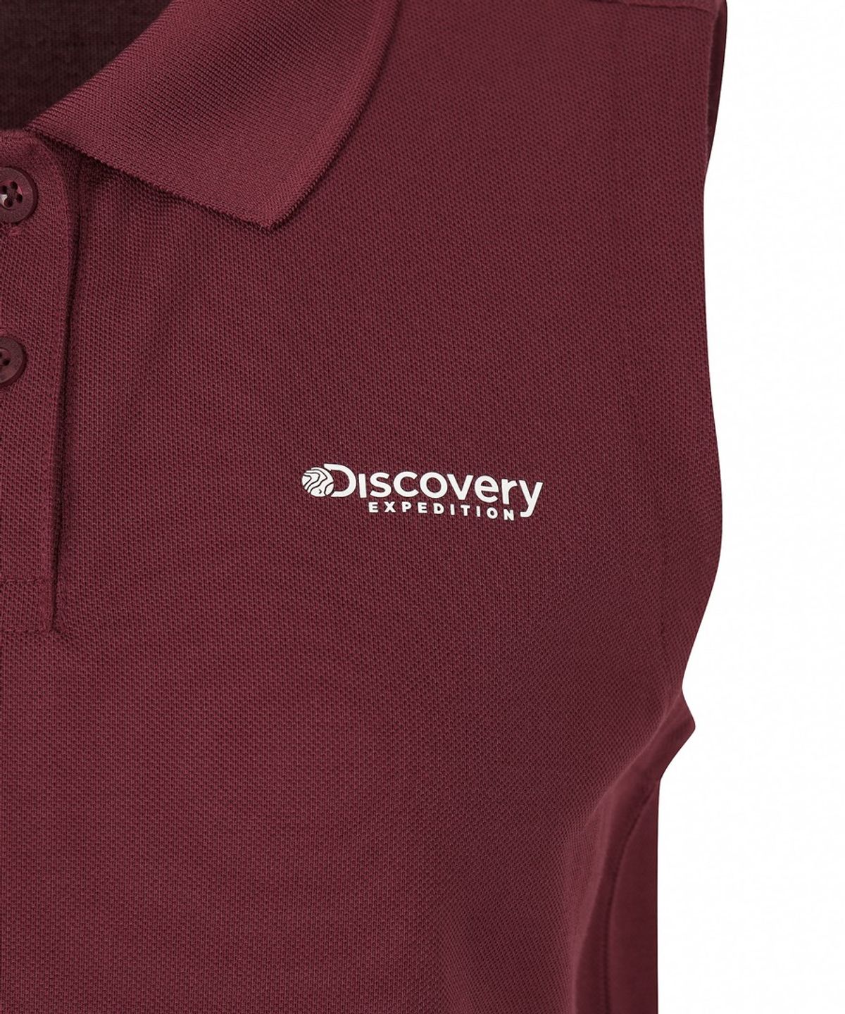 디스커버리 익스페디션(DISCOVERY EXPEDITION) 여성 슬리브리스 카라티 (BURGUNDY)