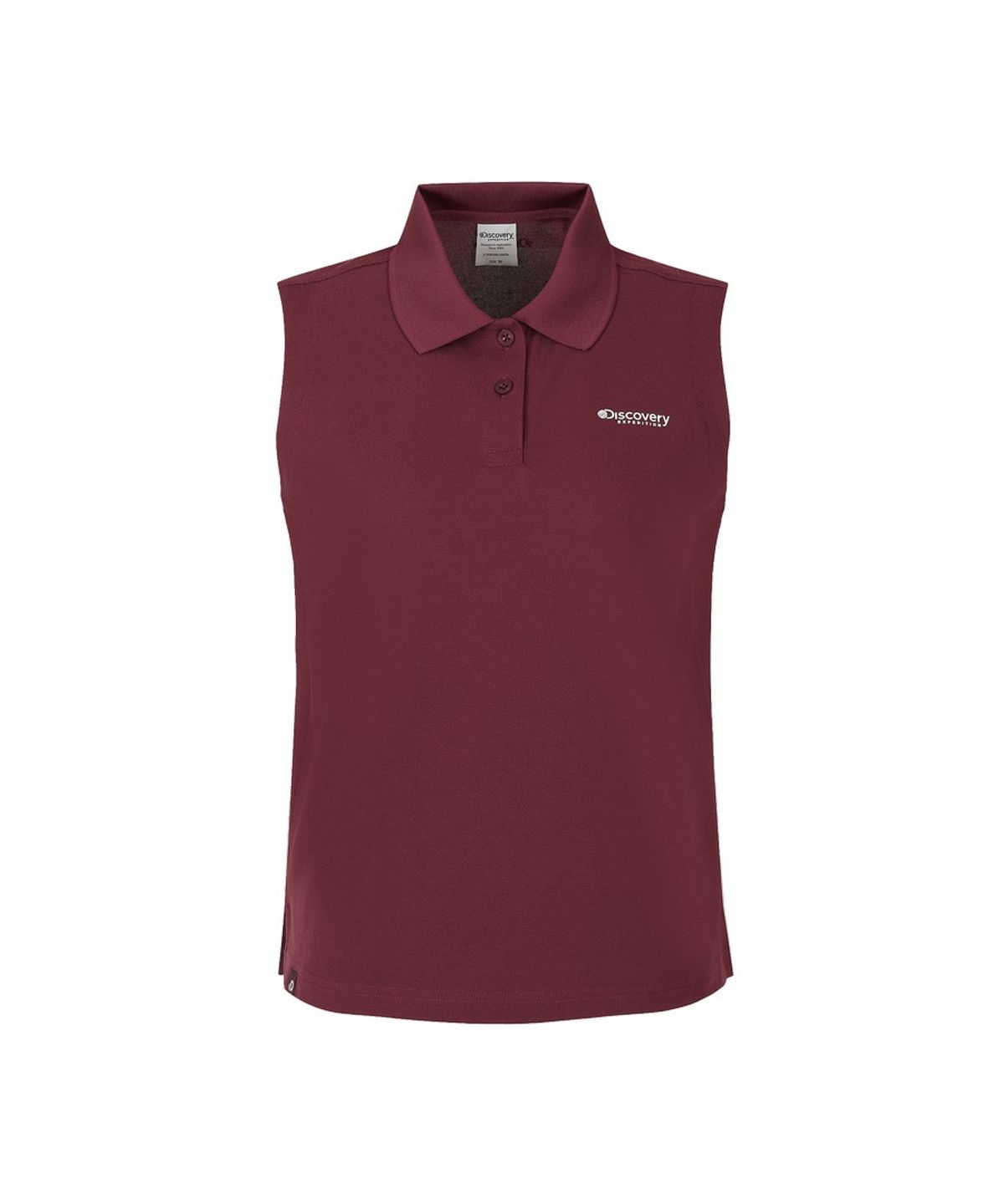 디스커버리 익스페디션(DISCOVERY EXPEDITION) 여성 슬리브리스 카라티 (BURGUNDY)