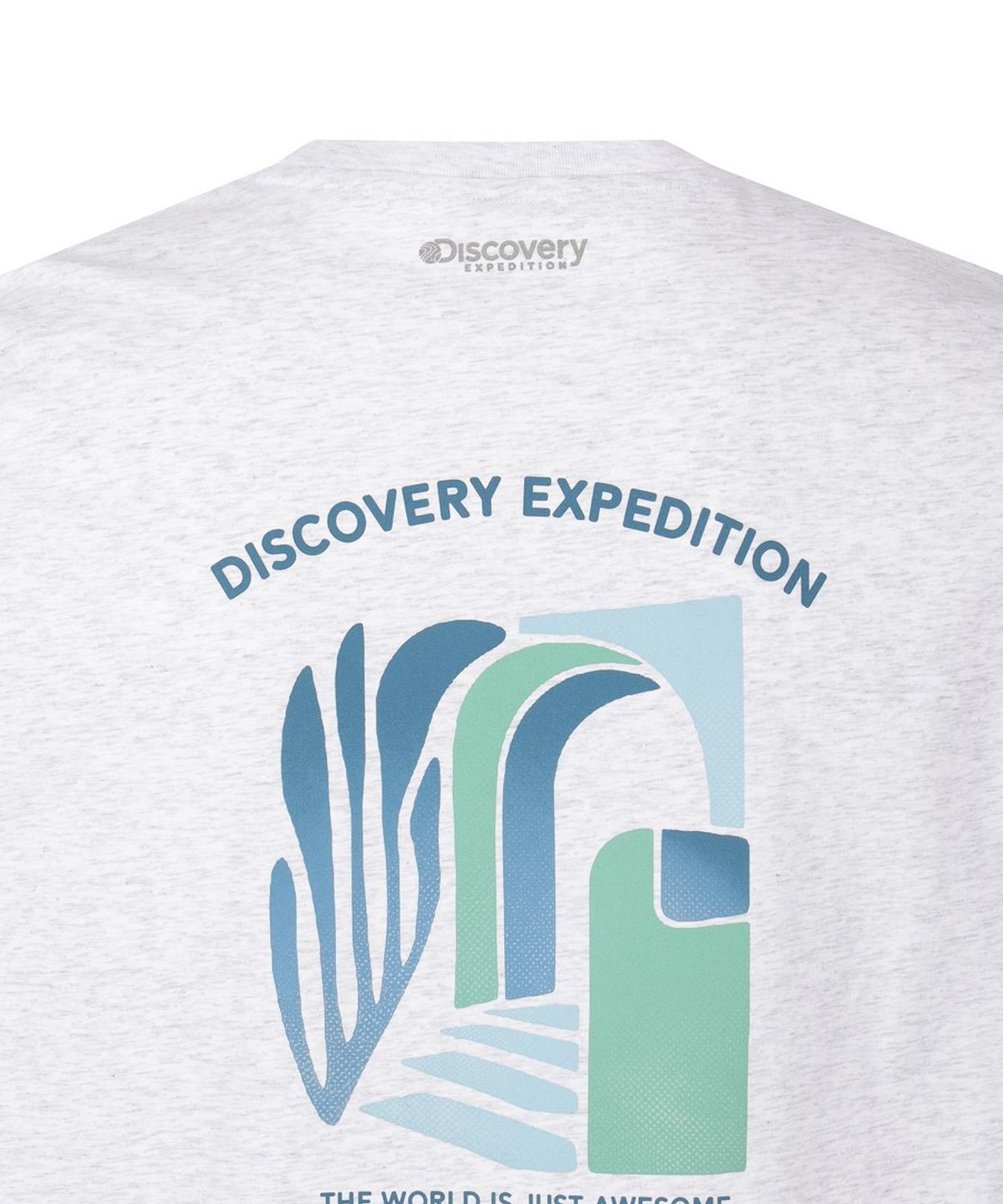 디스커버리 익스페디션(DISCOVERY EXPEDITION) 유니 프레시벤트 아치 그래픽 반팔티셔츠 (M/GREY)