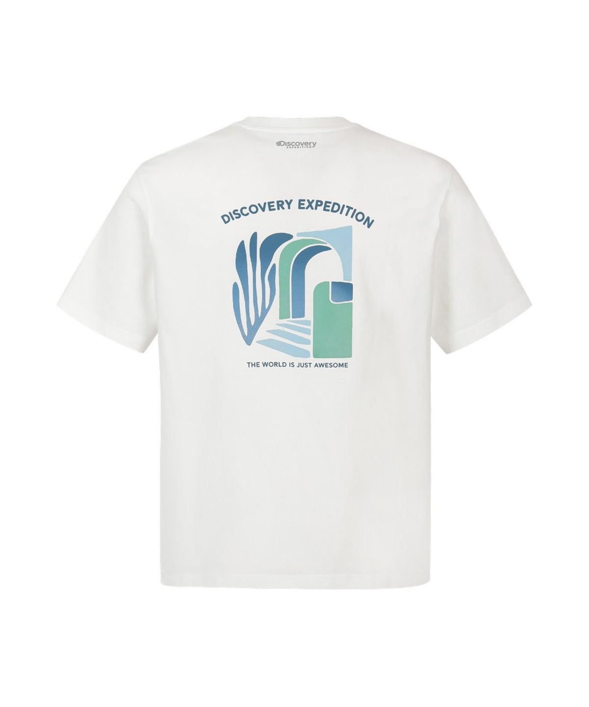 디스커버리 익스페디션(DISCOVERY EXPEDITION) 유니 프레시벤트 아치 그래픽 반팔티셔츠 (WHITE)
