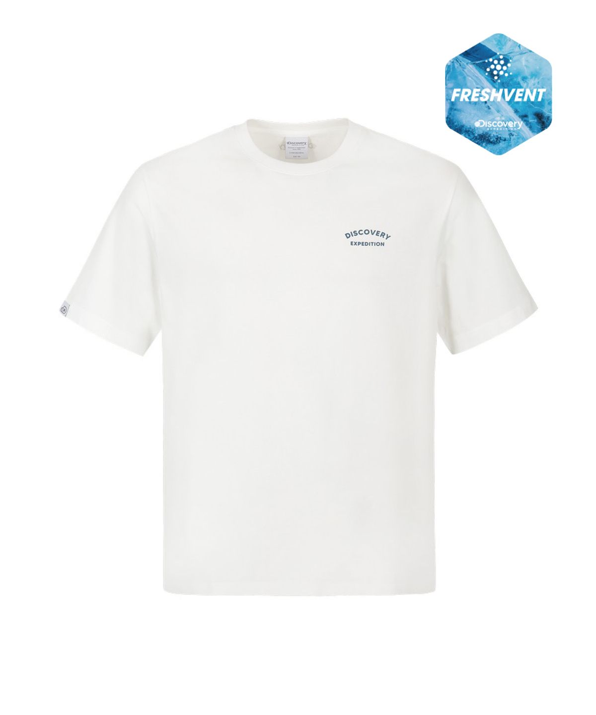 디스커버리 익스페디션(DISCOVERY EXPEDITION) 유니 프레시벤트 아치 그래픽 반팔티셔츠 (WHITE)
