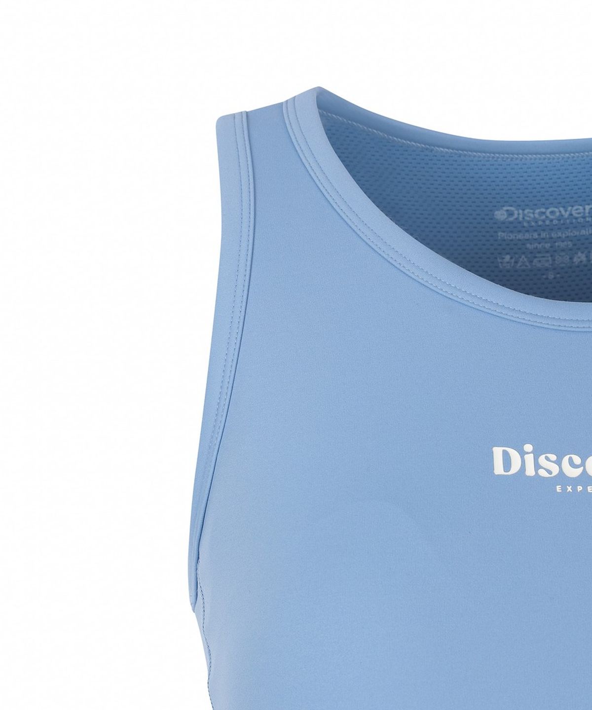 디스커버리 익스페디션(DISCOVERY EXPEDITION) 여성 프레시벤트 라운드넥 브라탑 (BLUE)