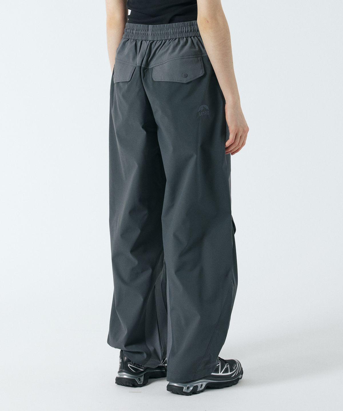 산로(SANRO) [UNISEX] S-TEX 패널 하이킹 팬츠 - 차콜