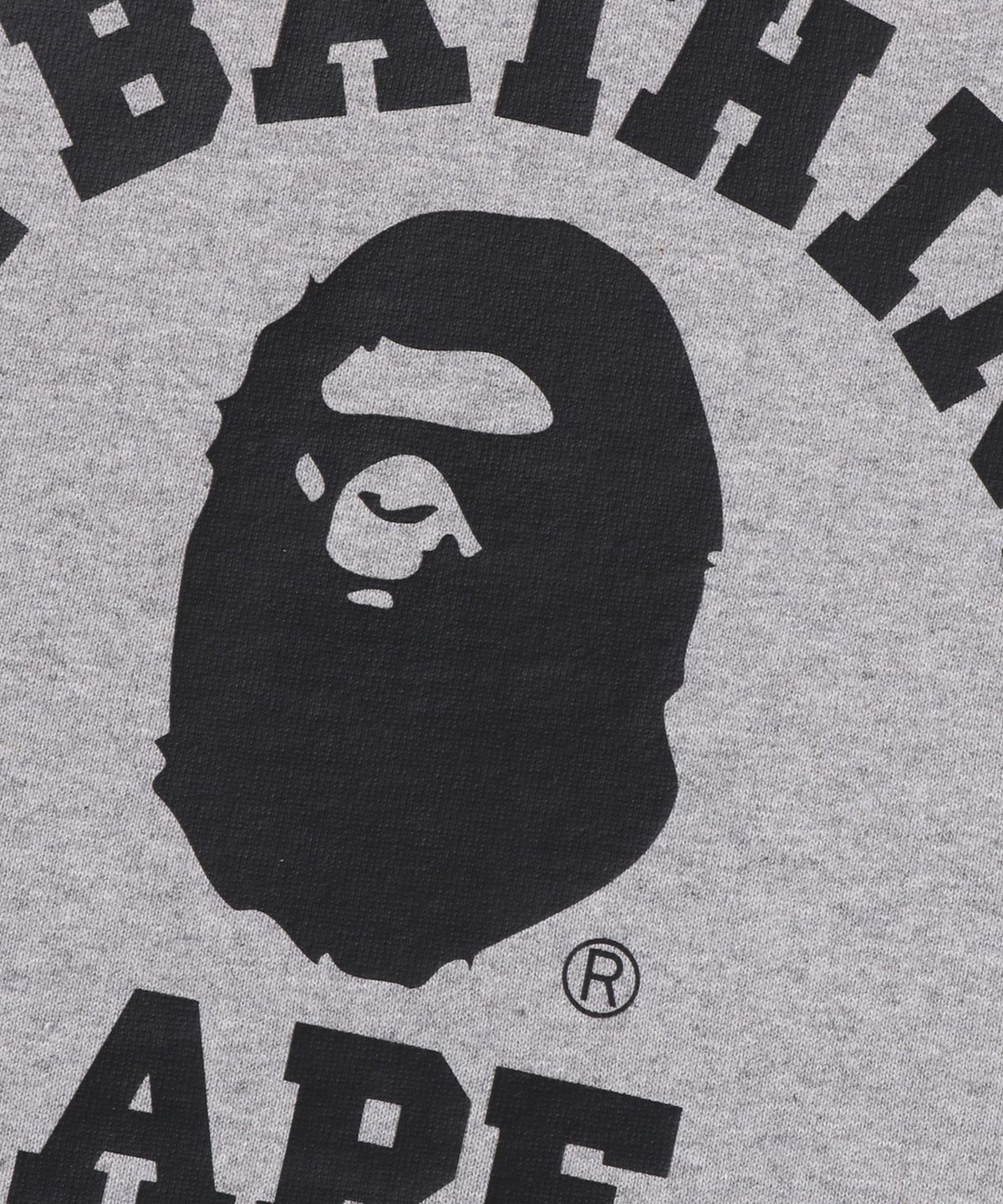 베이프(BAPE) 콜리지 풀오버 후드(M) GRAY