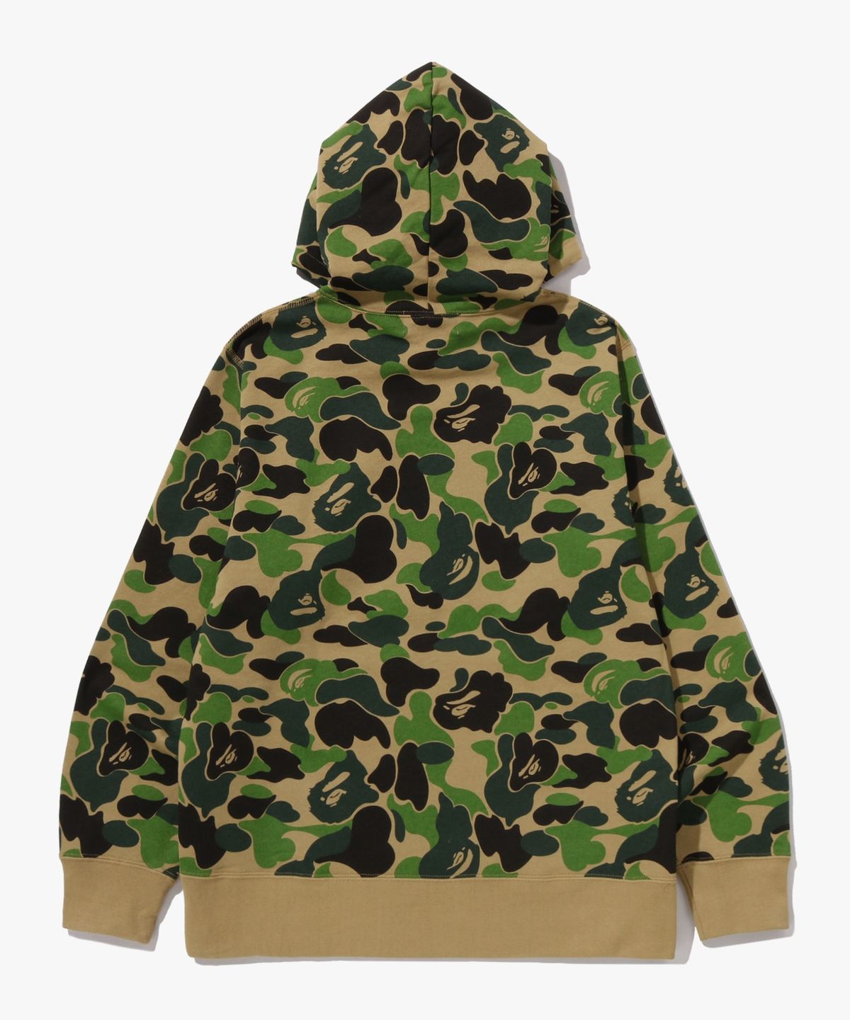 베이프(BAPE) ABC 카모 베이프 스타 풀오버 후드(M) GREEN
