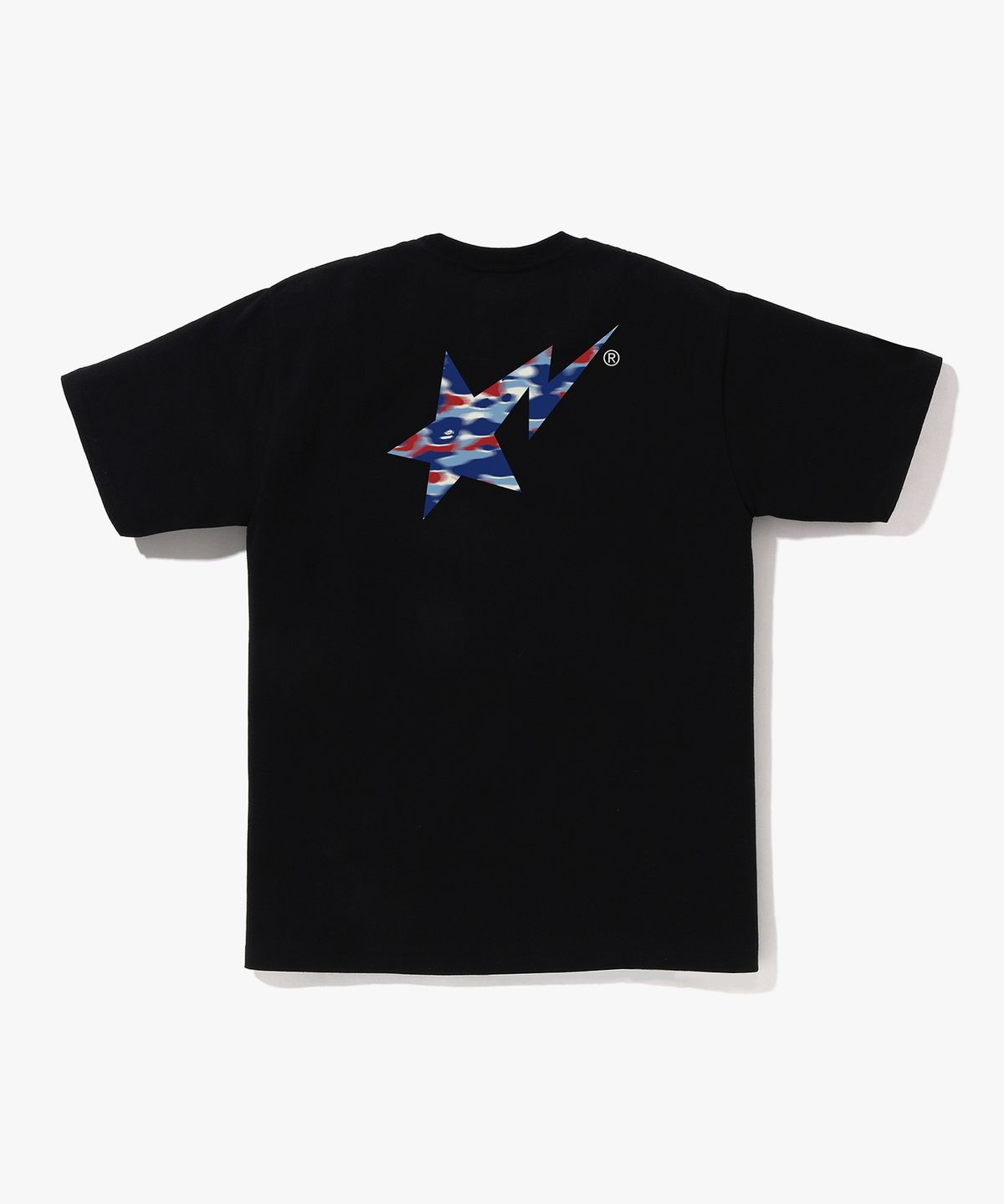 베이프(BAPE) 스크린 카모 베이프 스타 티셔츠(M) BLACK