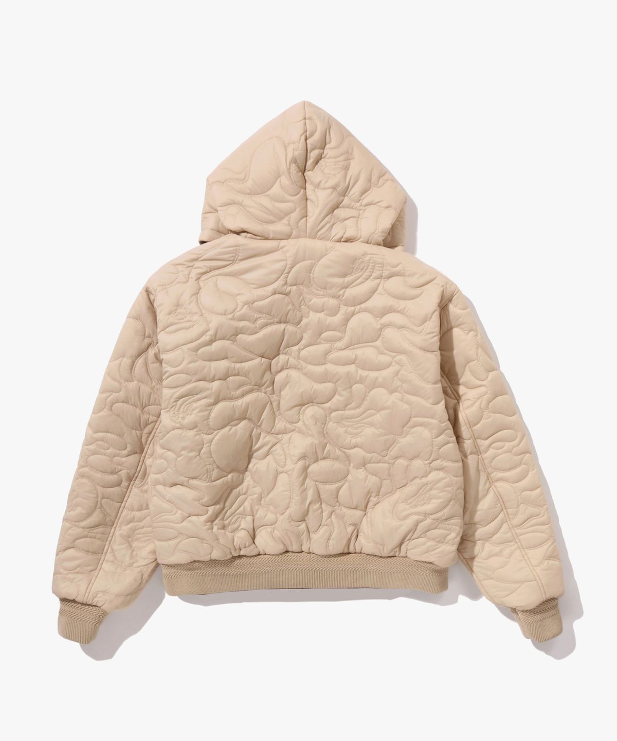베이프(BAPE) 솔리드 퍼스트 카모 리버시블 샤크 집 헤비 자켓(M) BEIGE