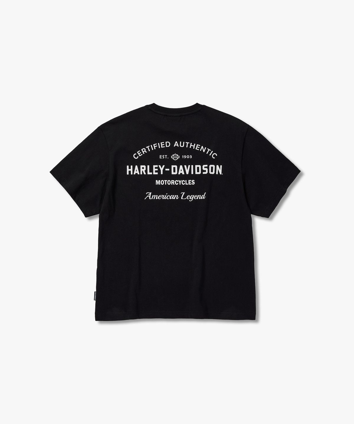 할리데이비슨 컬렉션스®(HARLEY-DAVIDSON COLLECTIONS®) 에센셜 아메리칸 레전드 티셔츠 블랙_HH16111055