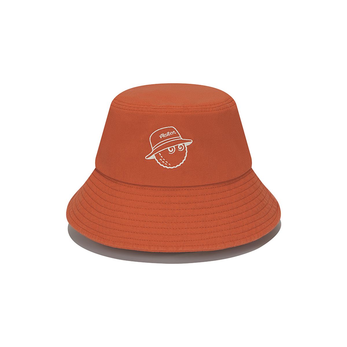말본 골프(MALBON GOLF) 베이직 레터링 버킷햇 ORANGE