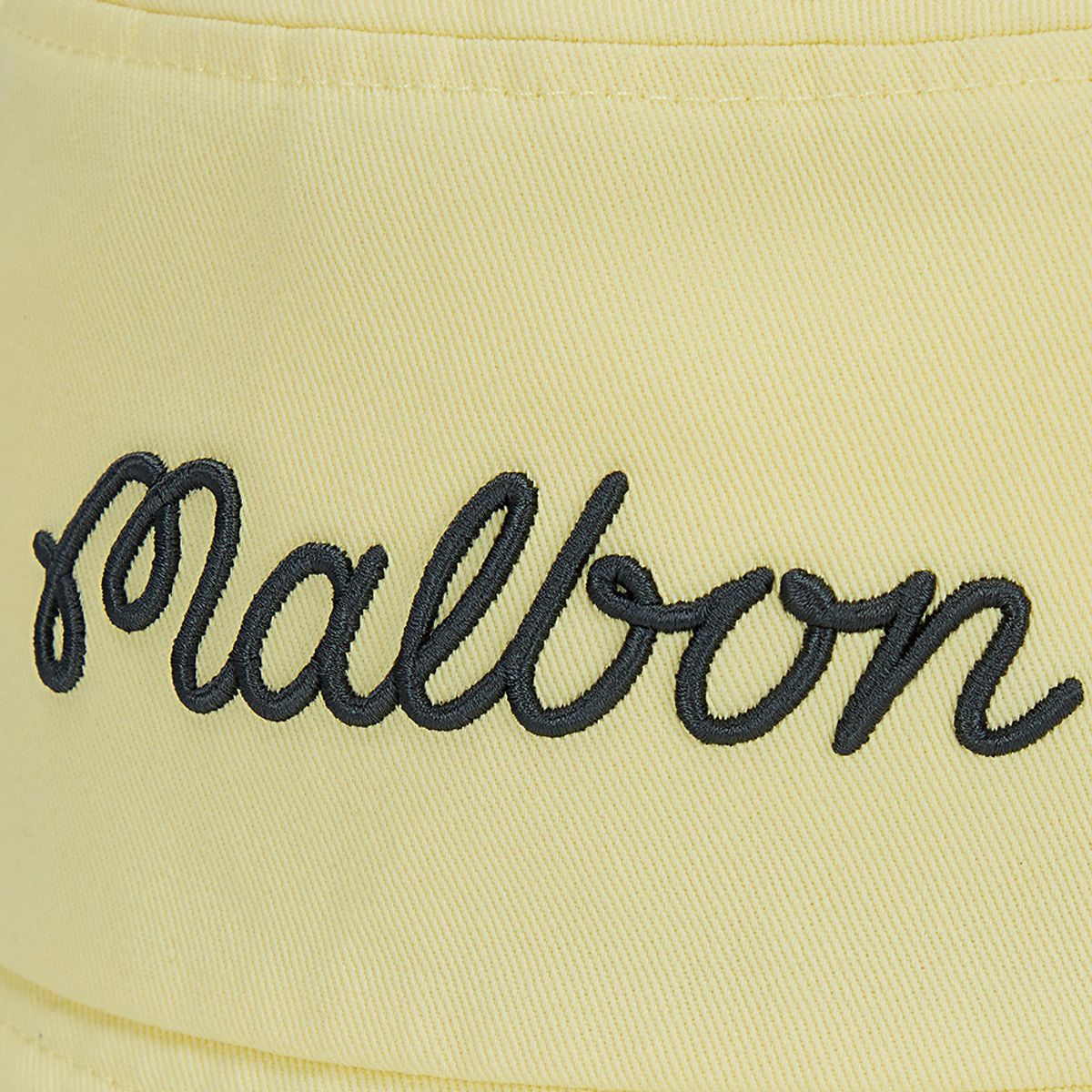 말본 골프(MALBON GOLF) 베이직 레터링 버킷햇 YELLOW