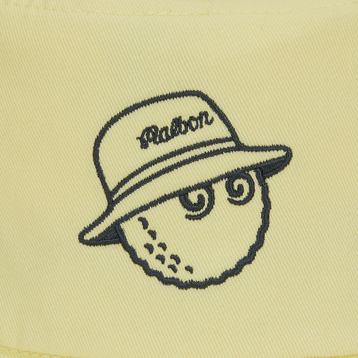 말본 골프(MALBON GOLF) 베이직 레터링 버킷햇 YELLOW