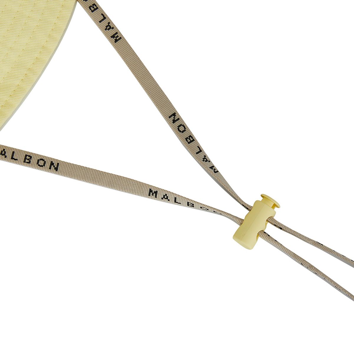 말본 골프(MALBON GOLF) 베이직 레터링 버킷햇 YELLOW