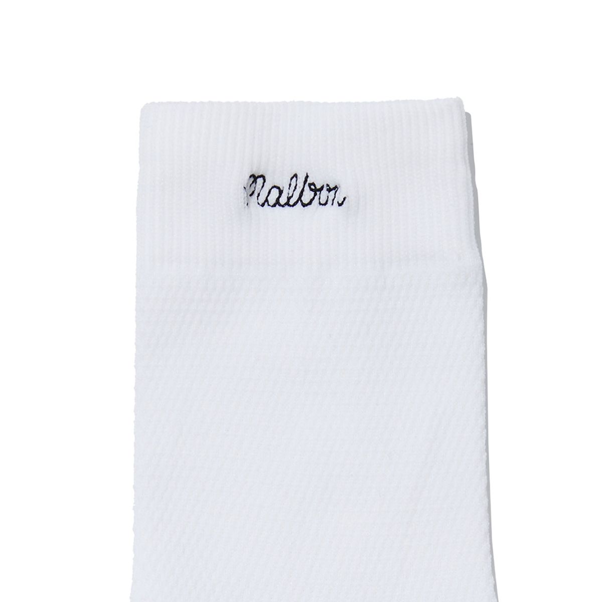 말본 골프(MALBON GOLF) 말본 로고 포인트 메쉬 삭스 OFF WHITE