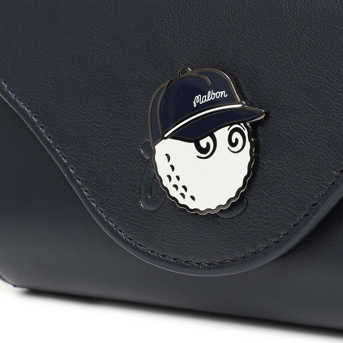 말본 골프(MALBON GOLF) M 로고 포인트 볼마커 벨트백 NAVY (WOMAN)
