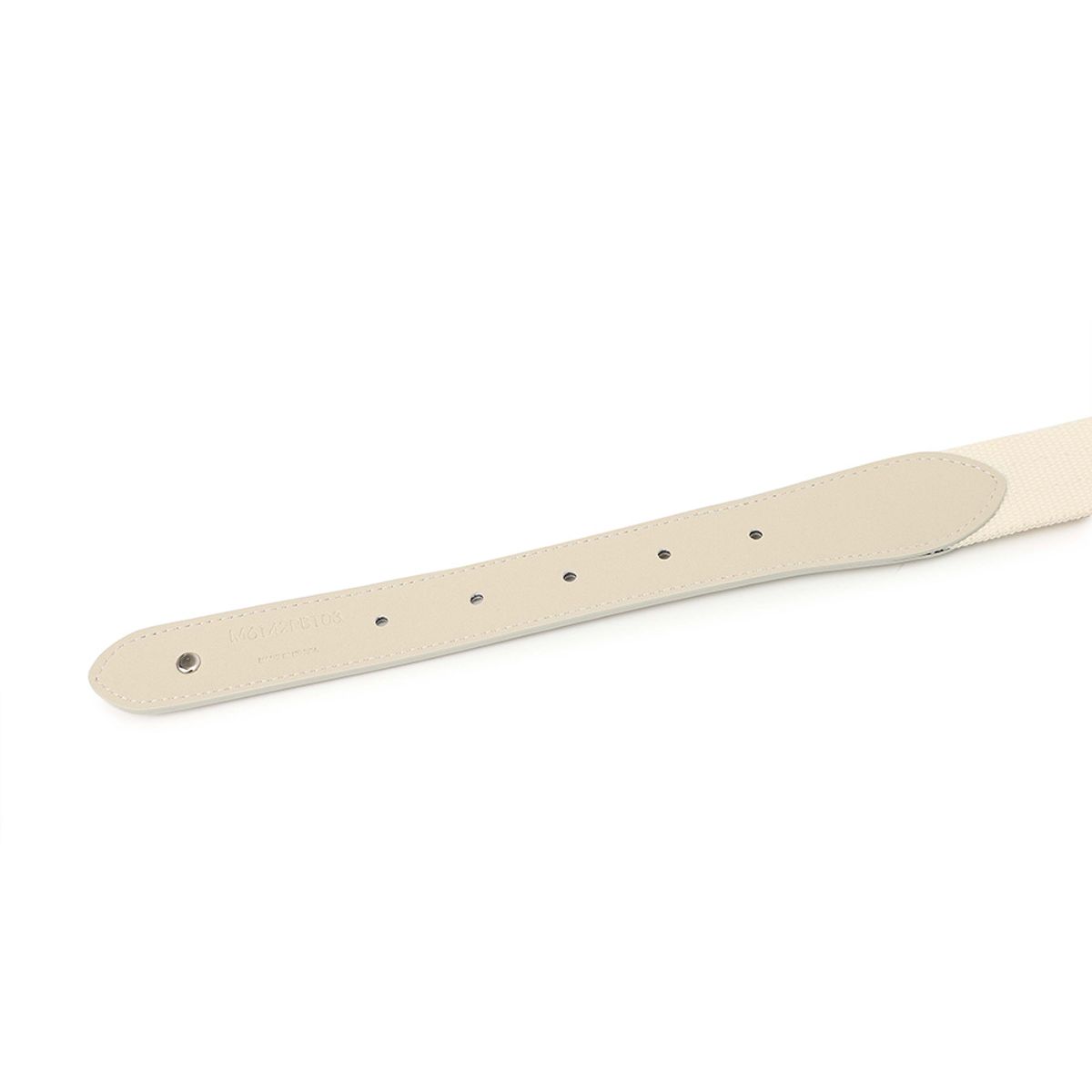 말본 골프(MALBON GOLF) 여자 로고 포인트 웨빙 벨트 BEIGE (WOMAN)