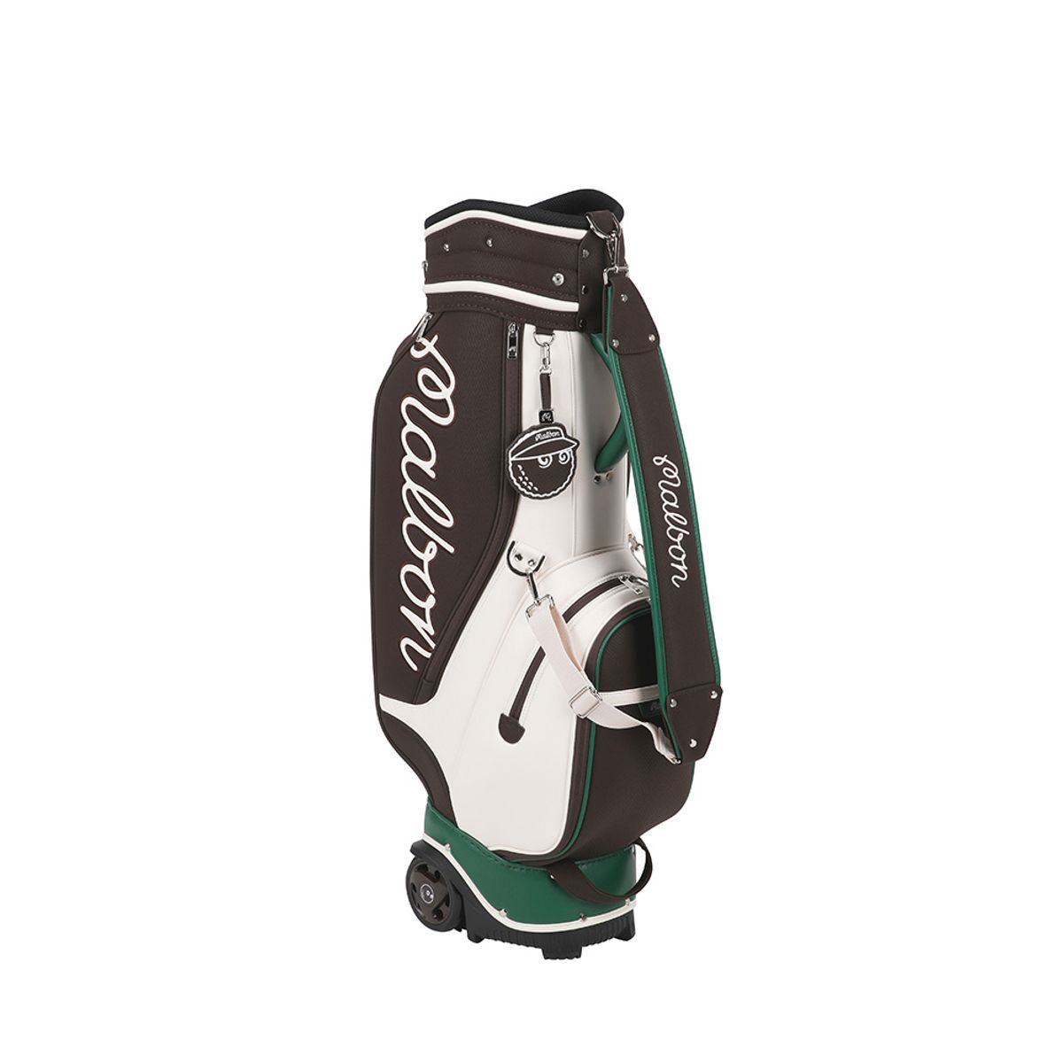 말본 골프(MALBON GOLF) 클래식 리저브 트롤리 캐디백 BROWN
