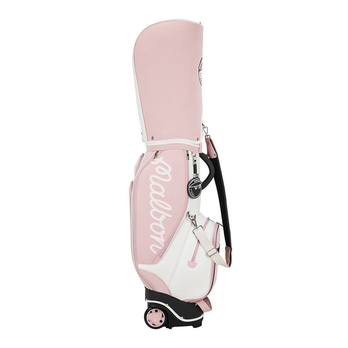 말본 골프(MALBON GOLF) 클래식 리저브 트롤리 캐디백 PINK