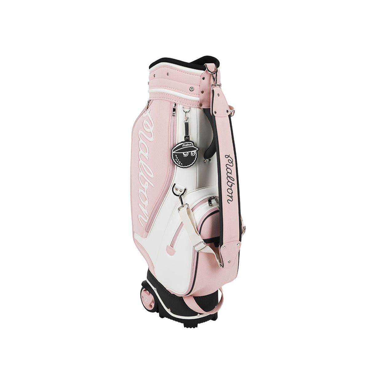 말본 골프(MALBON GOLF) 클래식 리저브 트롤리 캐디백 PINK