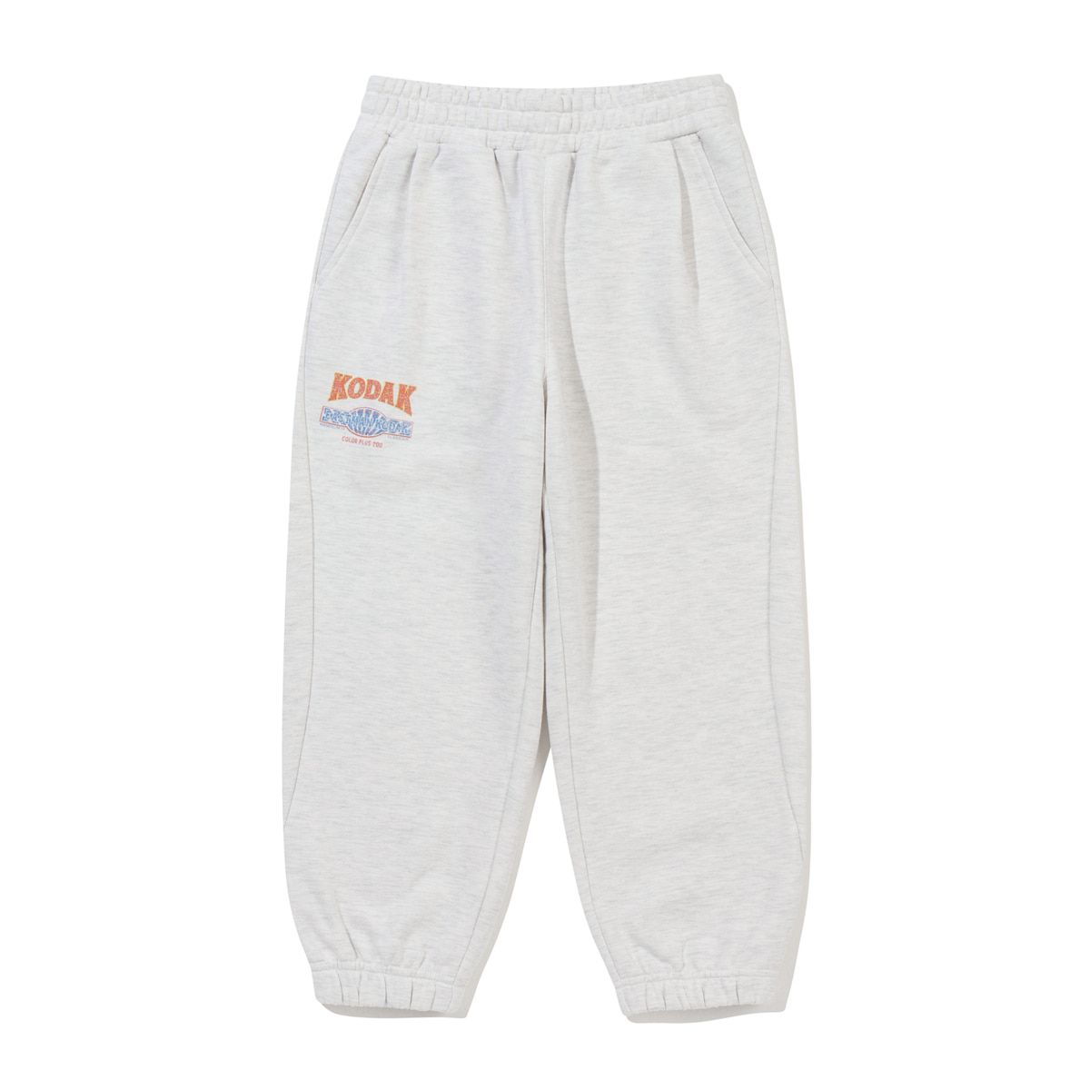 코닥 키즈(KODAK KIDS) 스노우 워싱 조거 팬츠 키즈 WHITE MELANGE