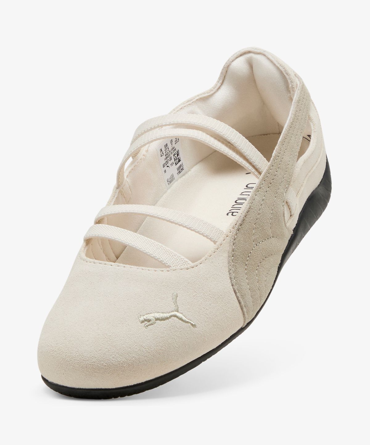 푸마(PUMA) 스피드캣 발렛 스웨이드 우먼스 - 알파인스노우:블랙 / 401287-08