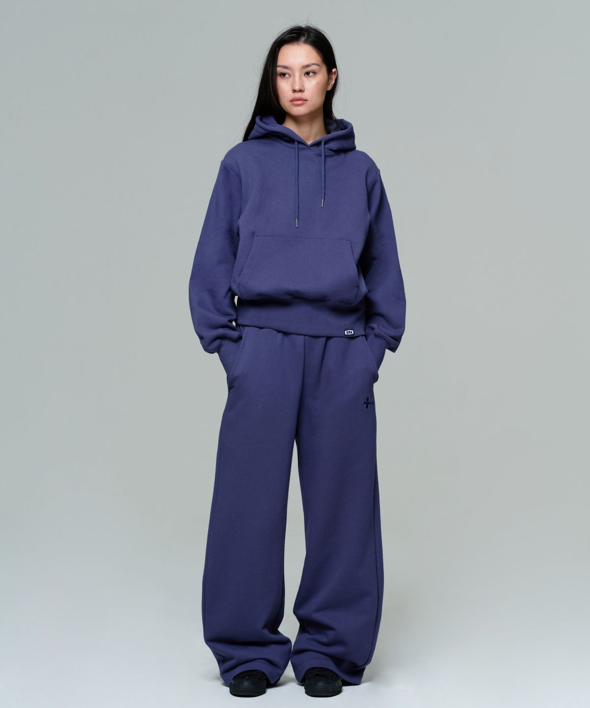 이알에이(ERA) UNISEX ERA HEAVY HOODIE - INK NAVY
