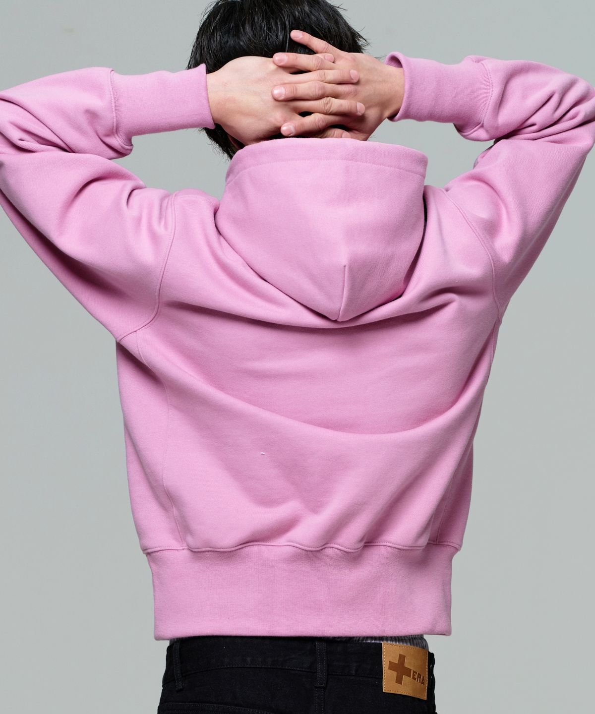 이알에이(ERA) UNISEX ERA HEAVY HOODIE - RED BEAN