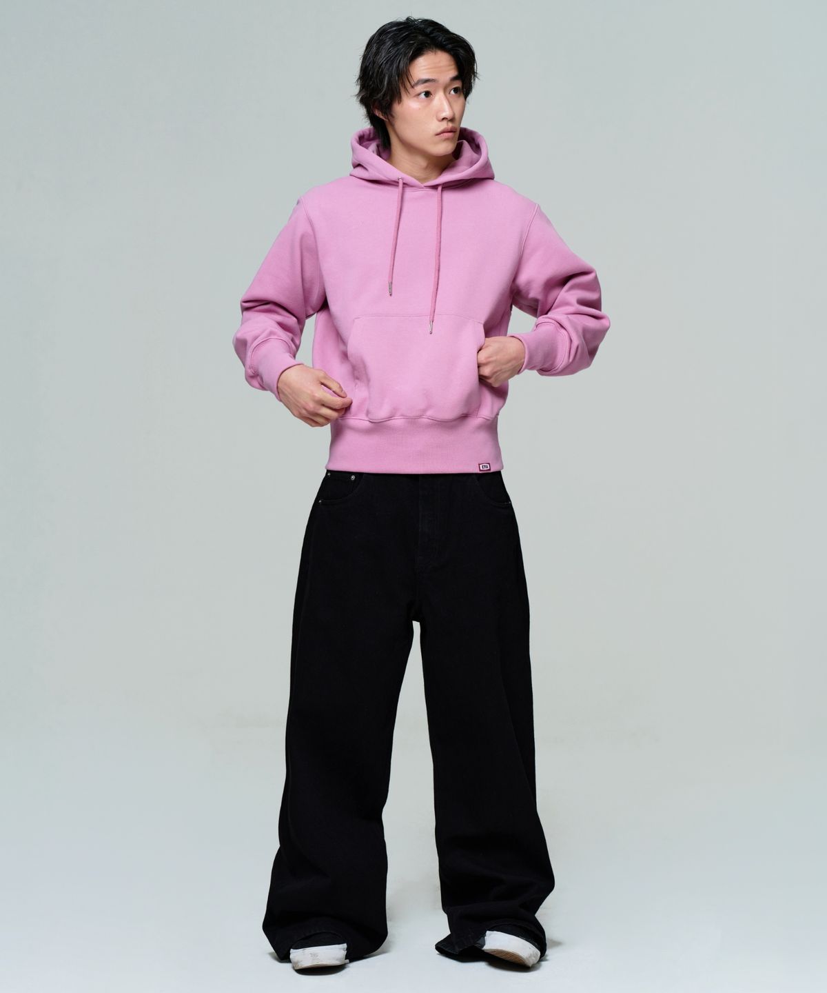 이알에이(ERA) UNISEX ERA HEAVY HOODIE - RED BEAN