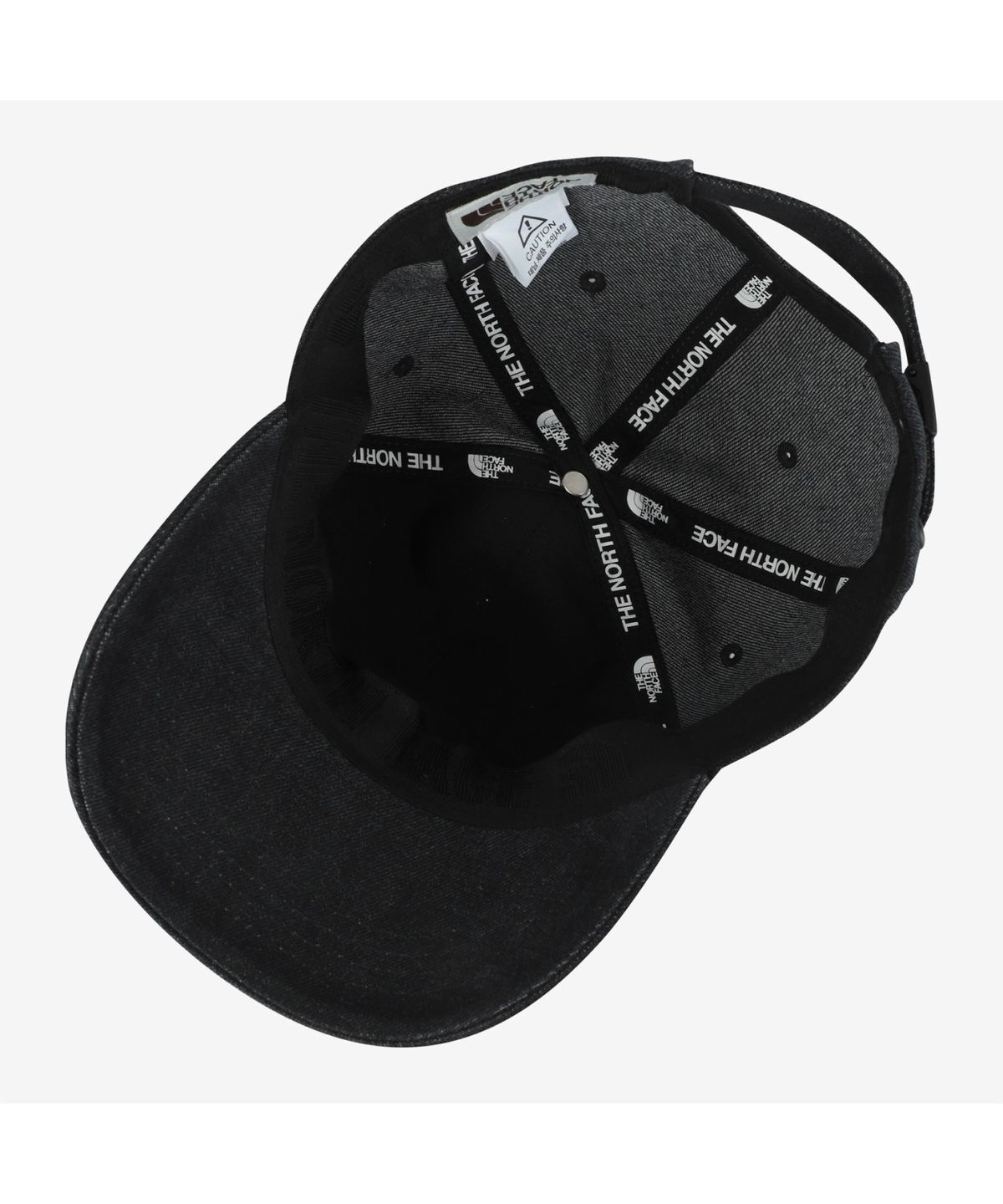 노스페이스(THE NORTH FACE) NE3CS06J 화이트라벨 로고 볼 캡 와펜 JET BLACK