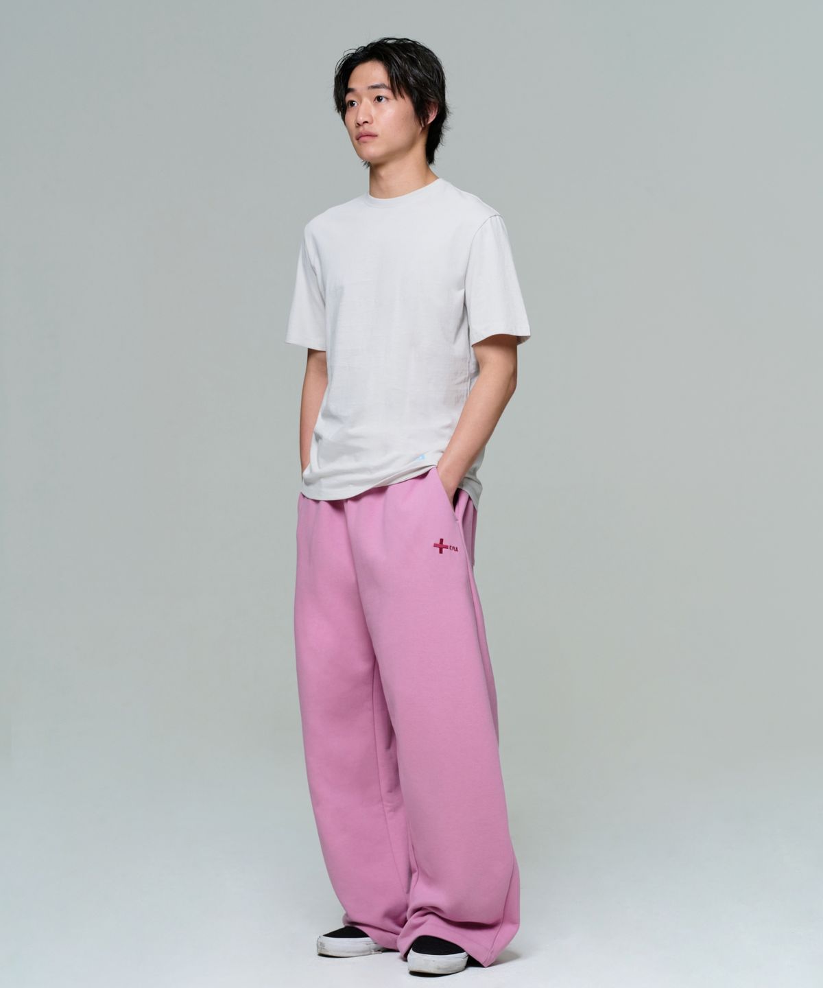 이알에이(ERA) UNISEX ERA HEAVY SWEATPANTS - RED BEAN