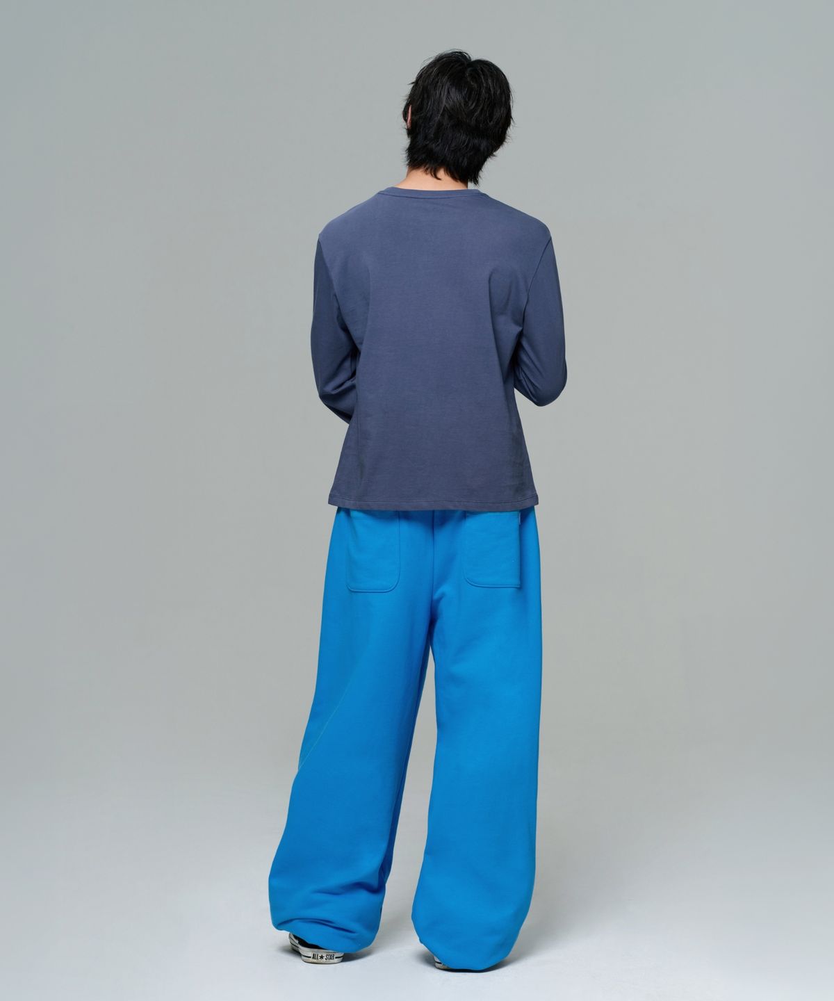 이알에이(ERA) MEN ERA ESSENTIAL LS T - WASHED NAVY