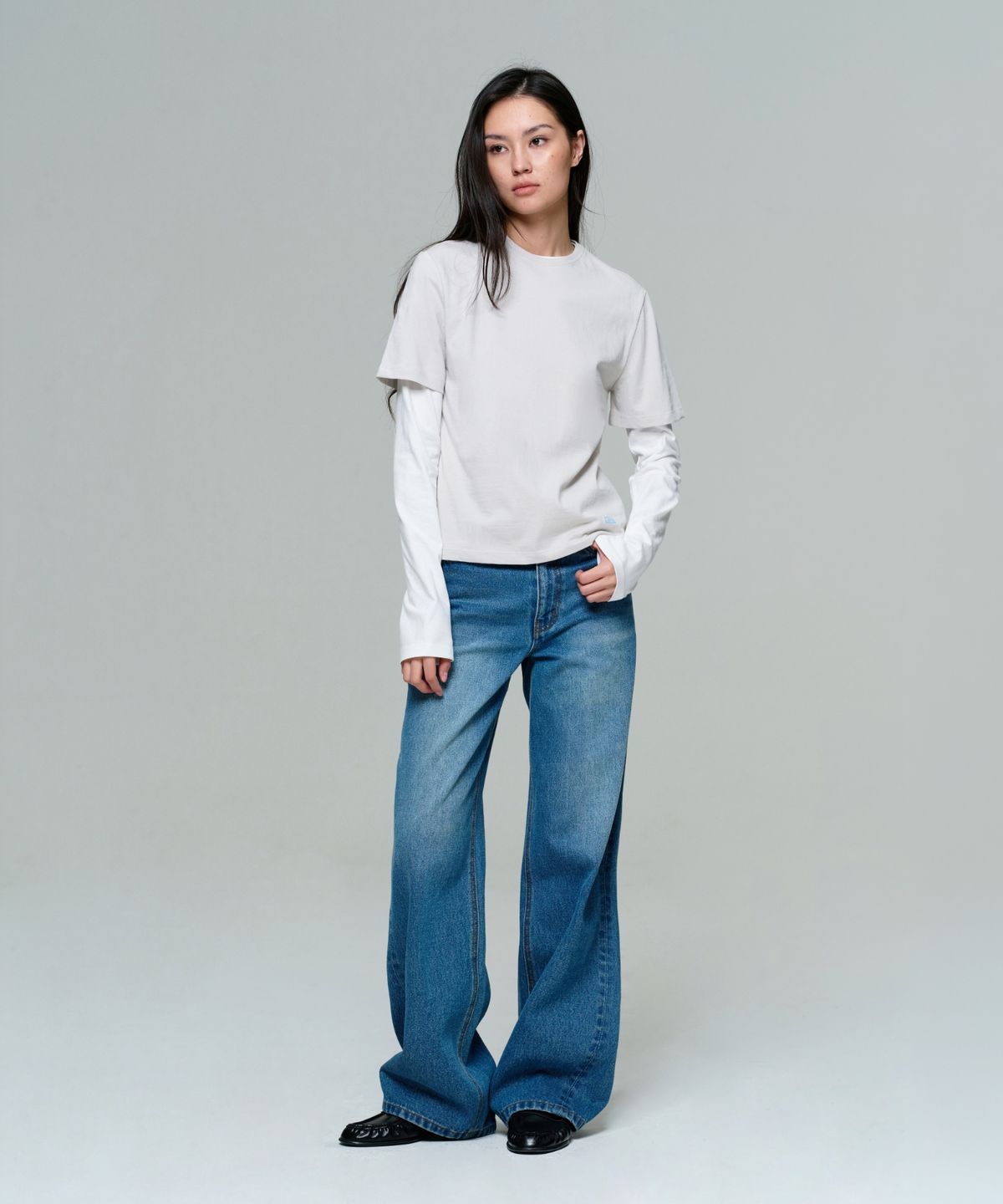 이알에이(ERA) WOMEN ERA ESSENTIAL LS T - WHITE