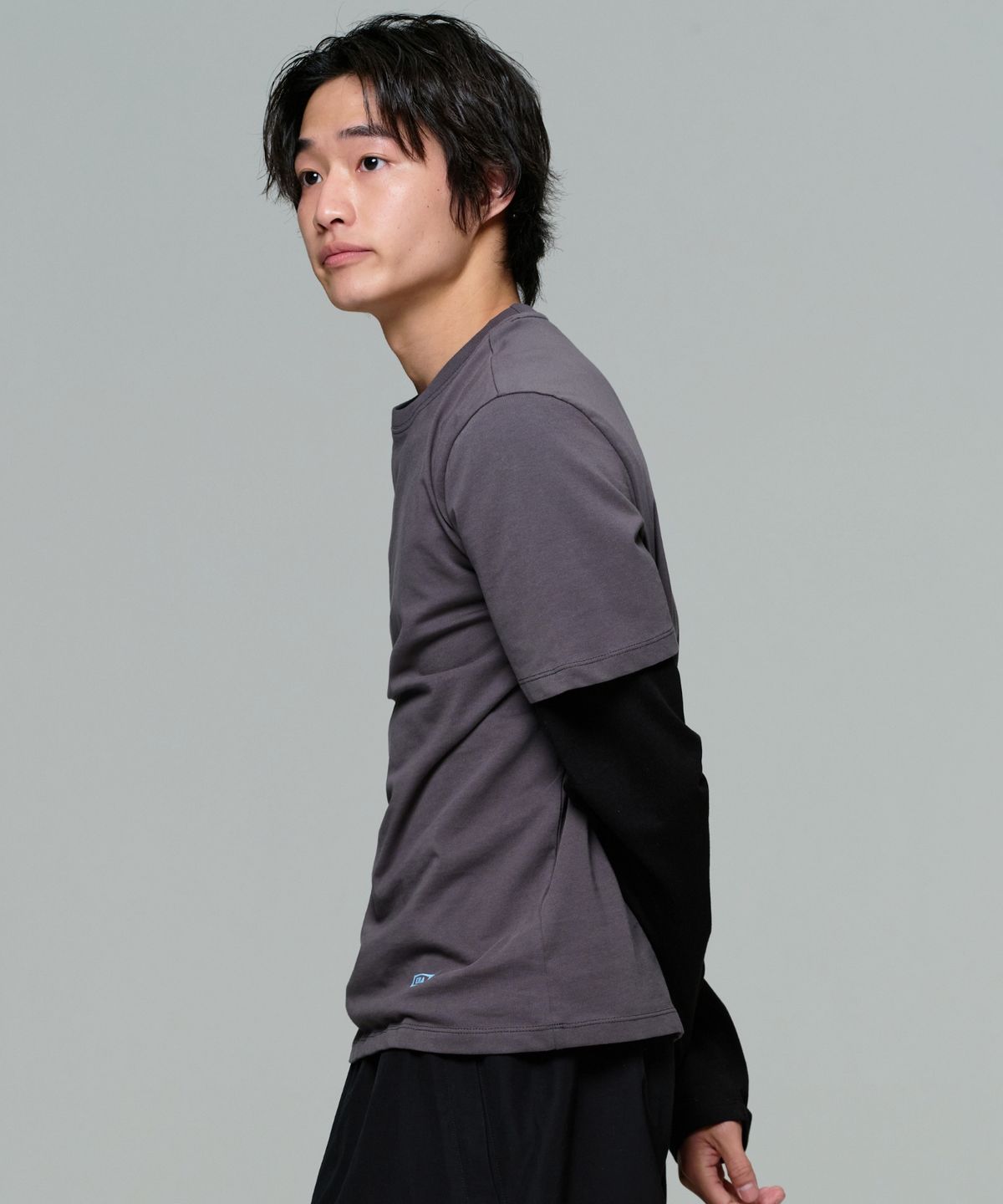 이알에이(ERA) MEN ERA ESSENTIAL T - WASHED D.GRAY