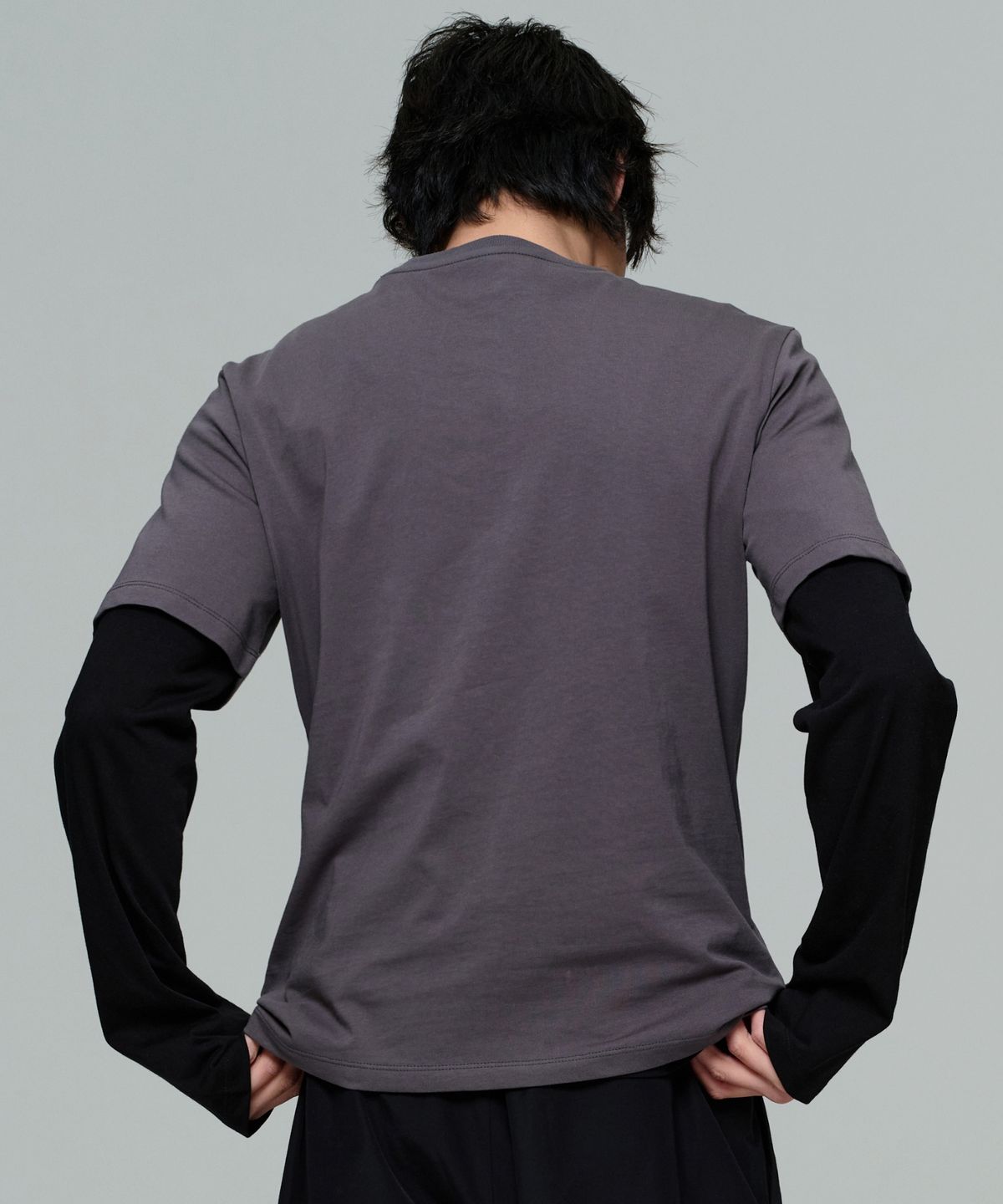 이알에이(ERA) MEN ERA ESSENTIAL T - WASHED D.GRAY
