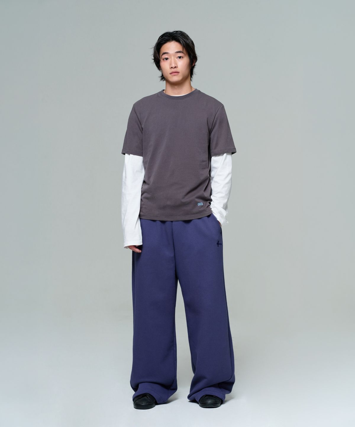 이알에이(ERA) MEN ERA ESSENTIAL T - WASHED D.GRAY