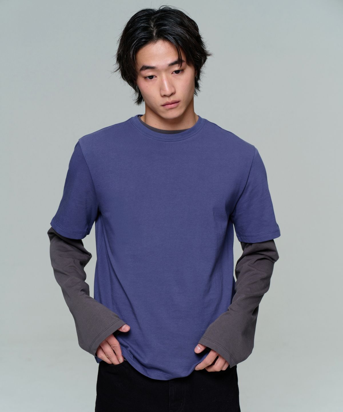 이알에이(ERA) MEN ERA ESSENTIAL T - WASHED NAVY