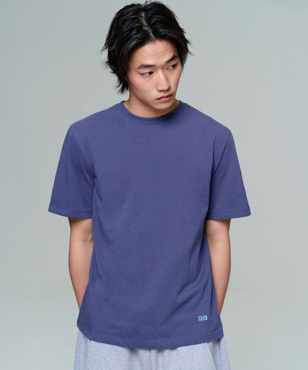 이알에이(ERA) MEN ERA ESSENTIAL T - WASHED NAVY