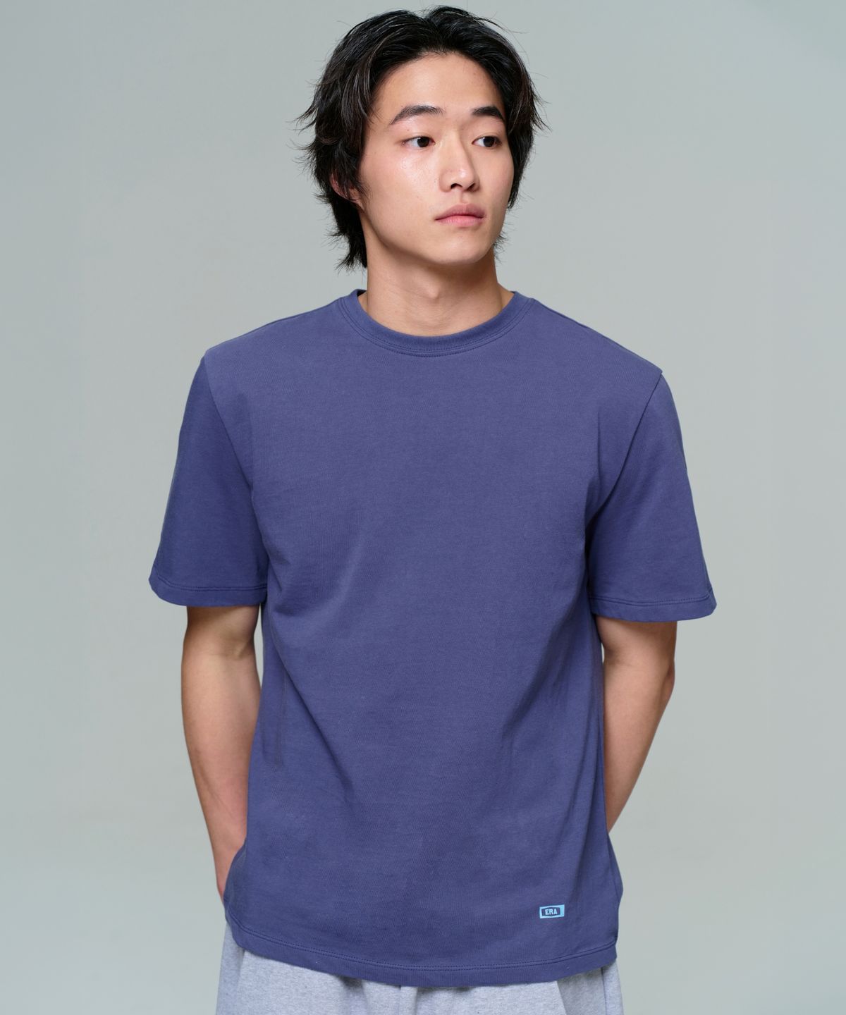 이알에이(ERA) MEN ERA ESSENTIAL T - WASHED NAVY