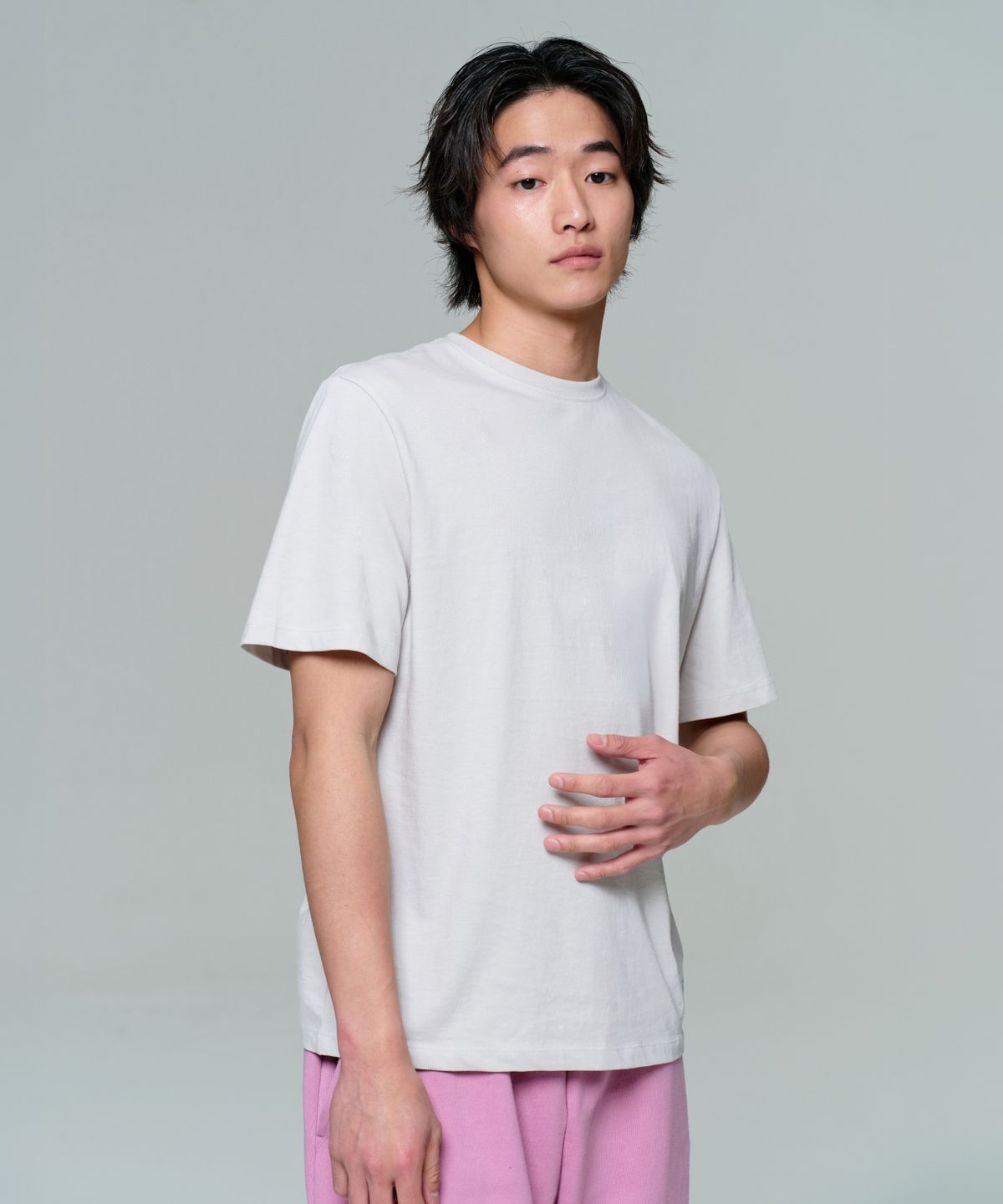 이알에이(ERA) MEN ERA ESSENTIAL T - LIGHT GRAY
